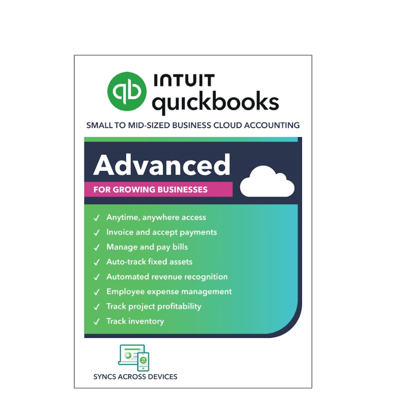 QuickBooks Online Advance 1 Year Subscription - Image 1