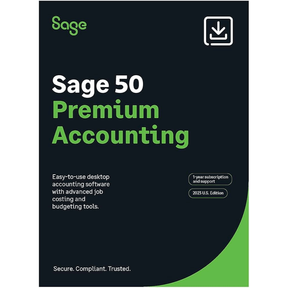 Sage 50 Premium Accounting 2024 – 2 Users - Image 1