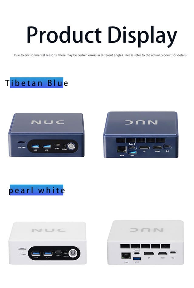 Mini PC Intel N150 8GB 256GB SSD 4K Dual Display thumbnail 4