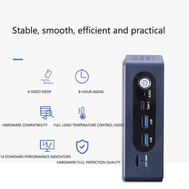 Mini PC Intel Ultra 7 155H 16GB 512GB SSD 4K Triple Display thumbnail 2