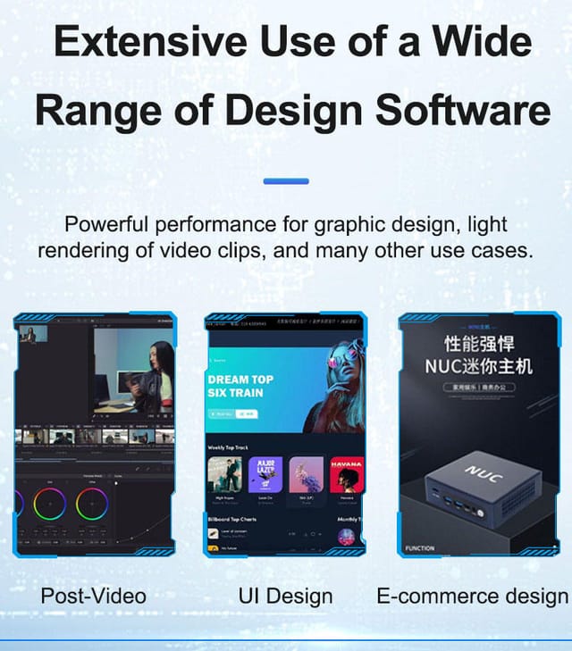 Mini PC Intel Ultra 7 155H 16GB 512GB SSD 4K Triple Display thumbnail 4