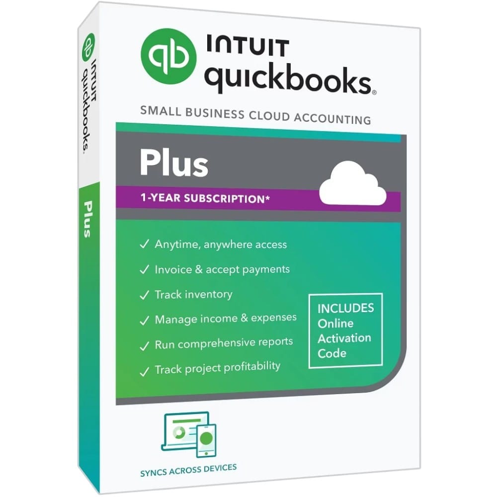 QuickBooks Online Plus 5-User/Year Subscription - Image 1