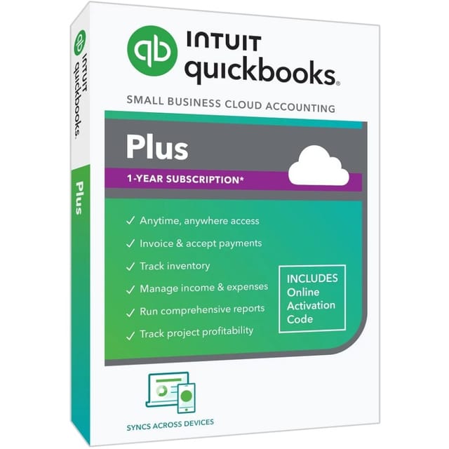 QuickBooks Online Plus 5-User/Year Subscription